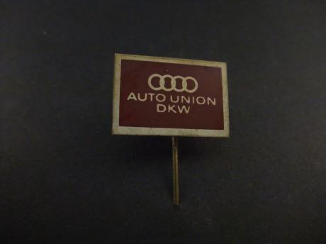 Auto-Union Duitse autofabriek (na fusie met Audi, DKW Dampf-Kraft-Wagen), Horch en Wanderer in de jaren 30 ) logo donkerbruin